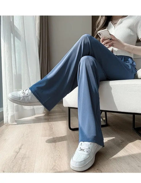 Summer Comfy High Waisted Wide Leg Pants